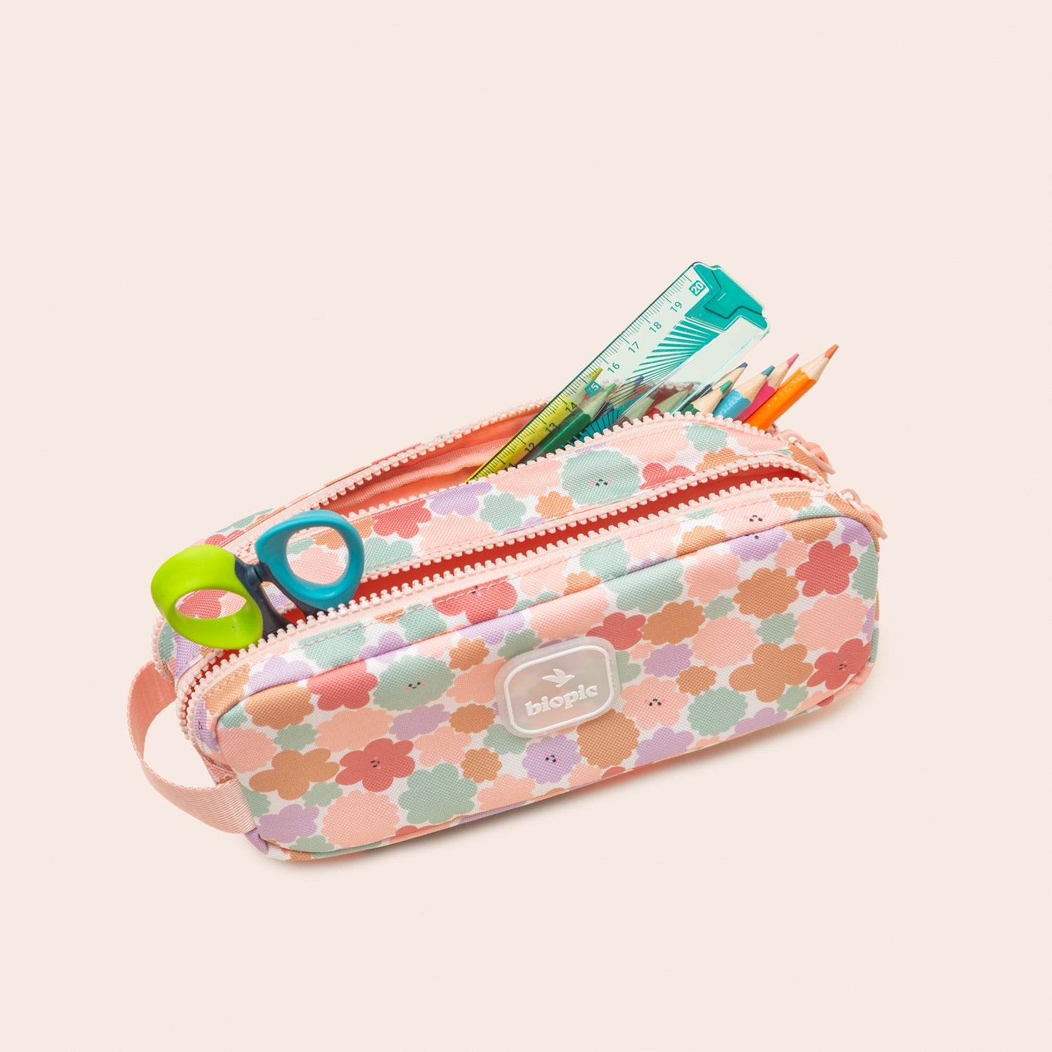Trousse double zip Juliette - Biopic | Porteur d'histoires