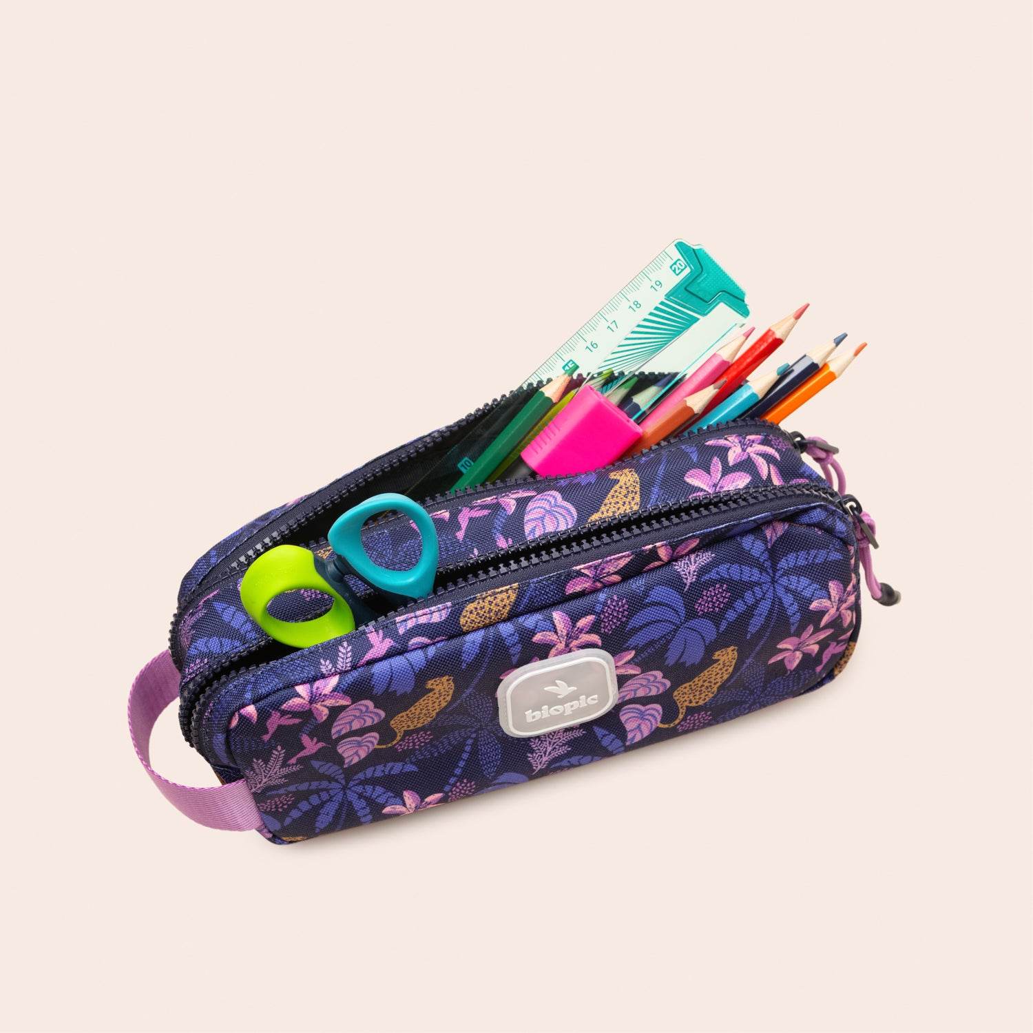 Trousse double zip Juliette - Biopic | Porteur d'histoires