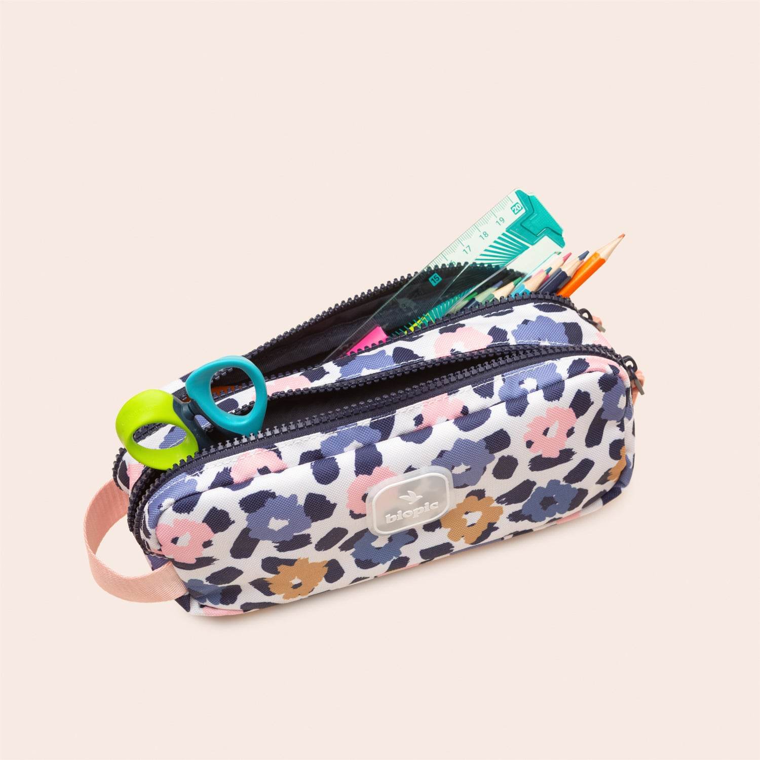 Trousse double zip Juliette - Biopic | Porteur d'histoires