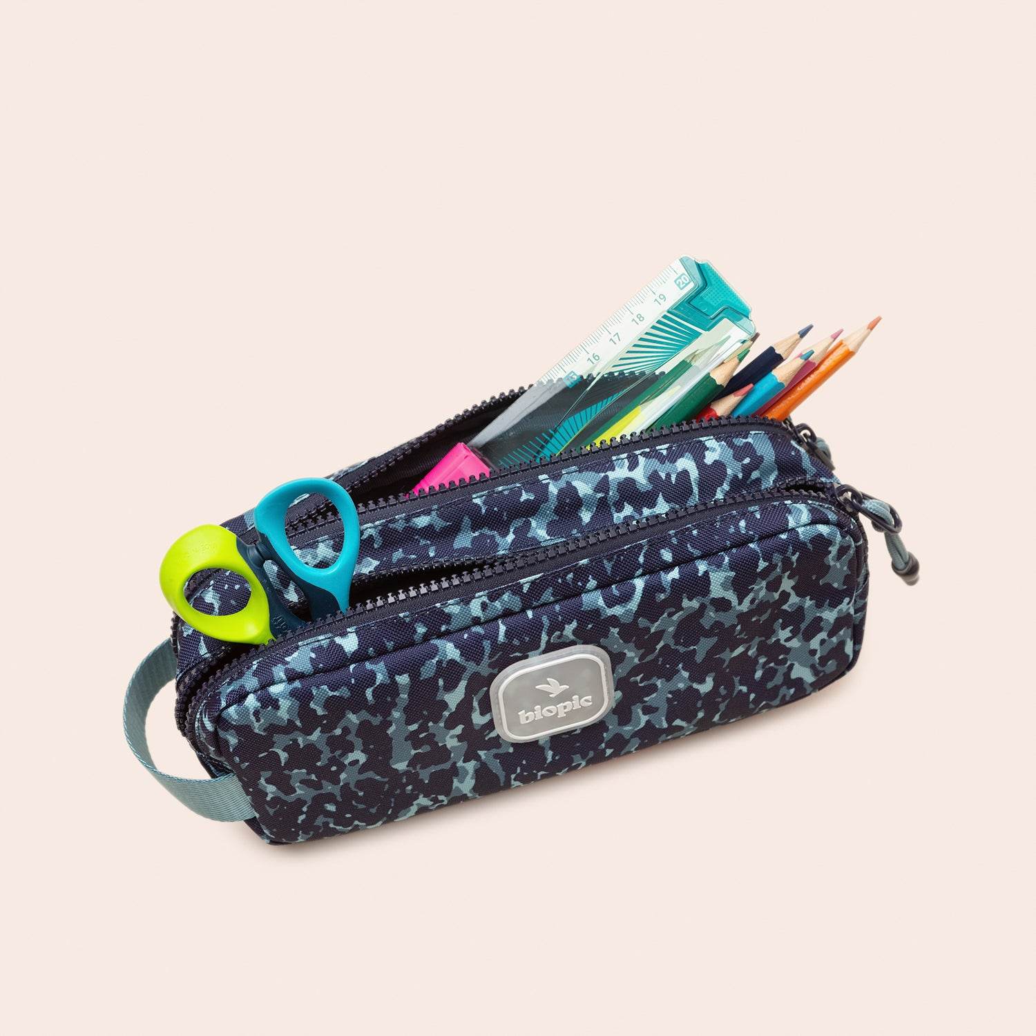 Trousse double zip Juliette - Biopic | Porteur d'histoires