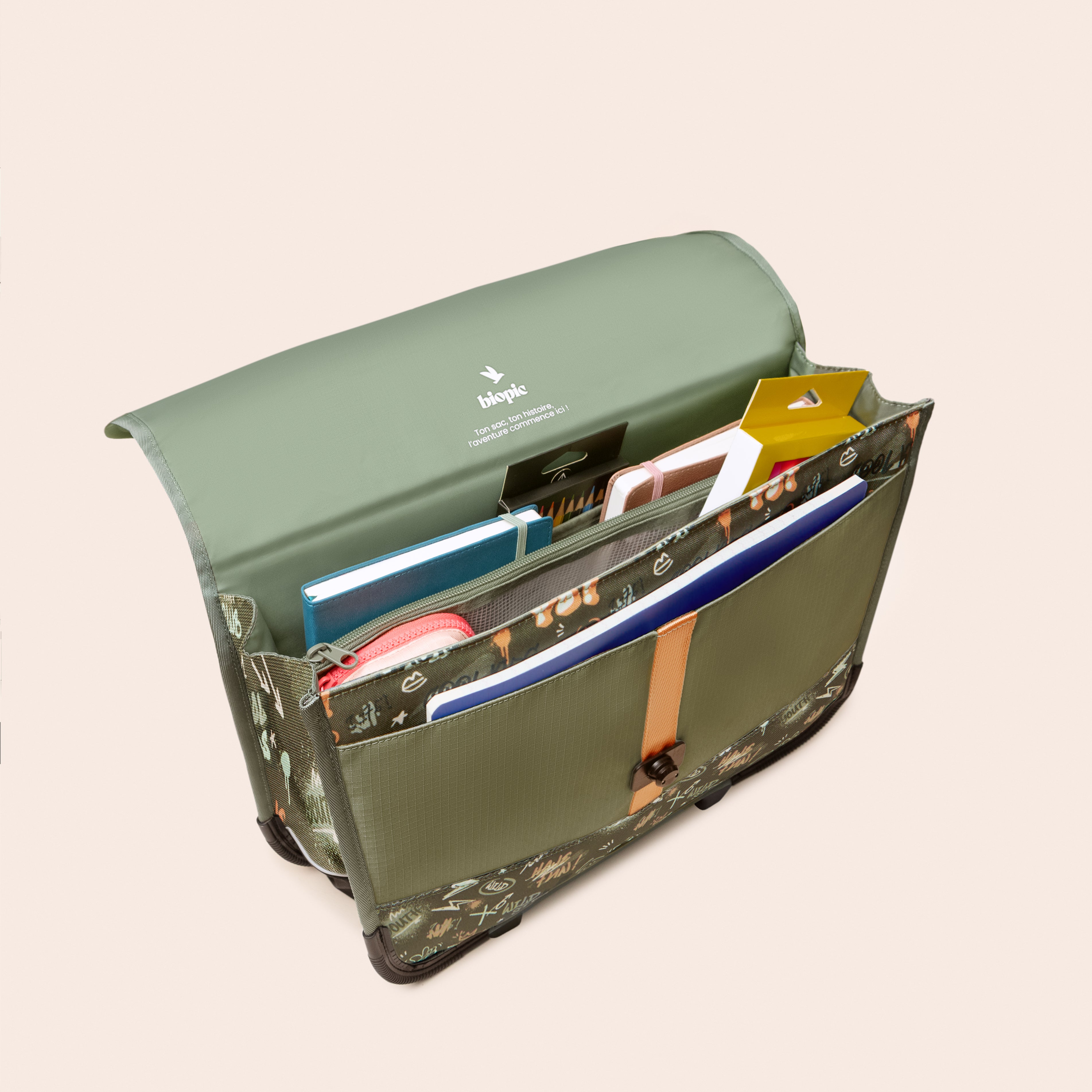 Cartable Léo à roulettes