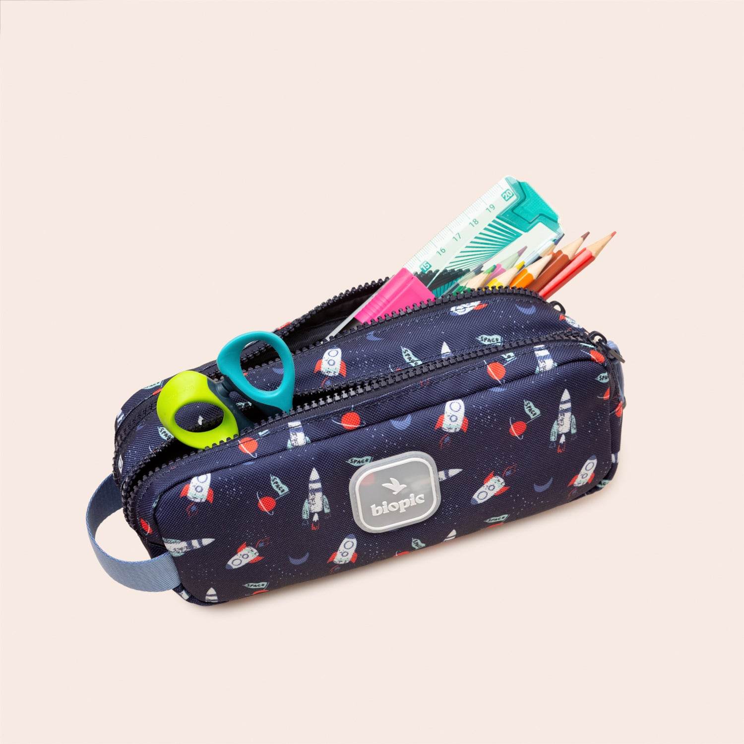 Trousse double zip Juliette - Biopic | Porteur d'histoires